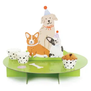 Dogs Dessert Stand & Dalmatian Cupcake Wrappers 24ct