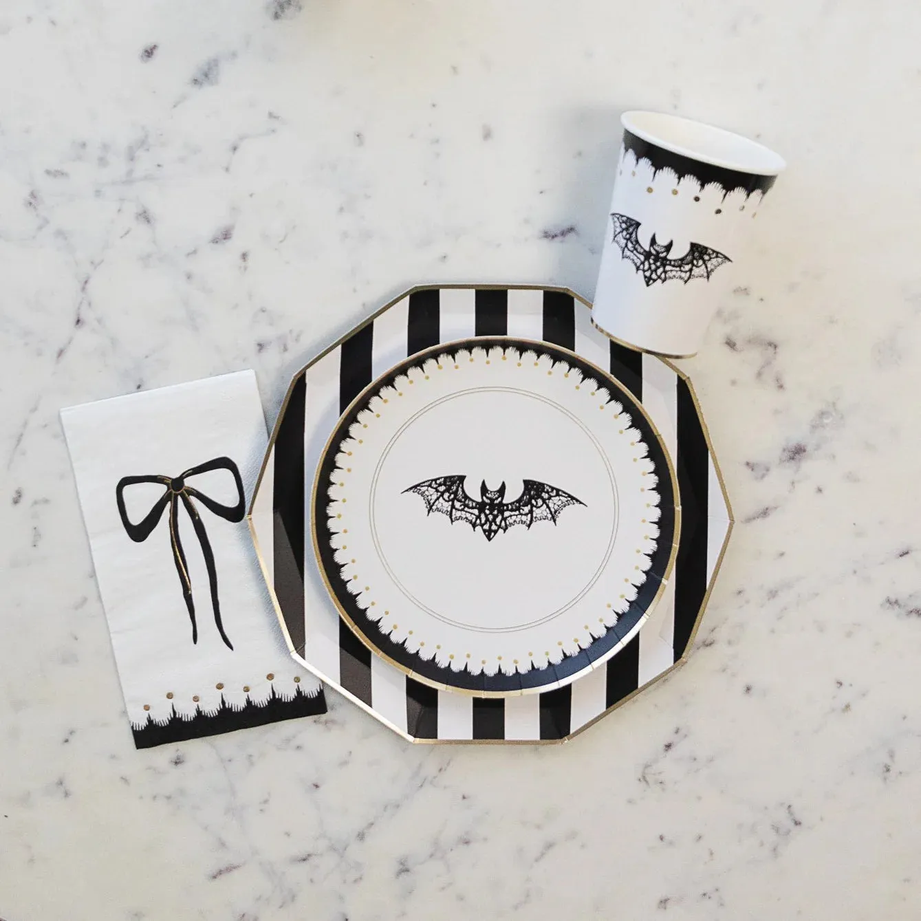 Elegant Halloween Paper Guest Towels 20ct