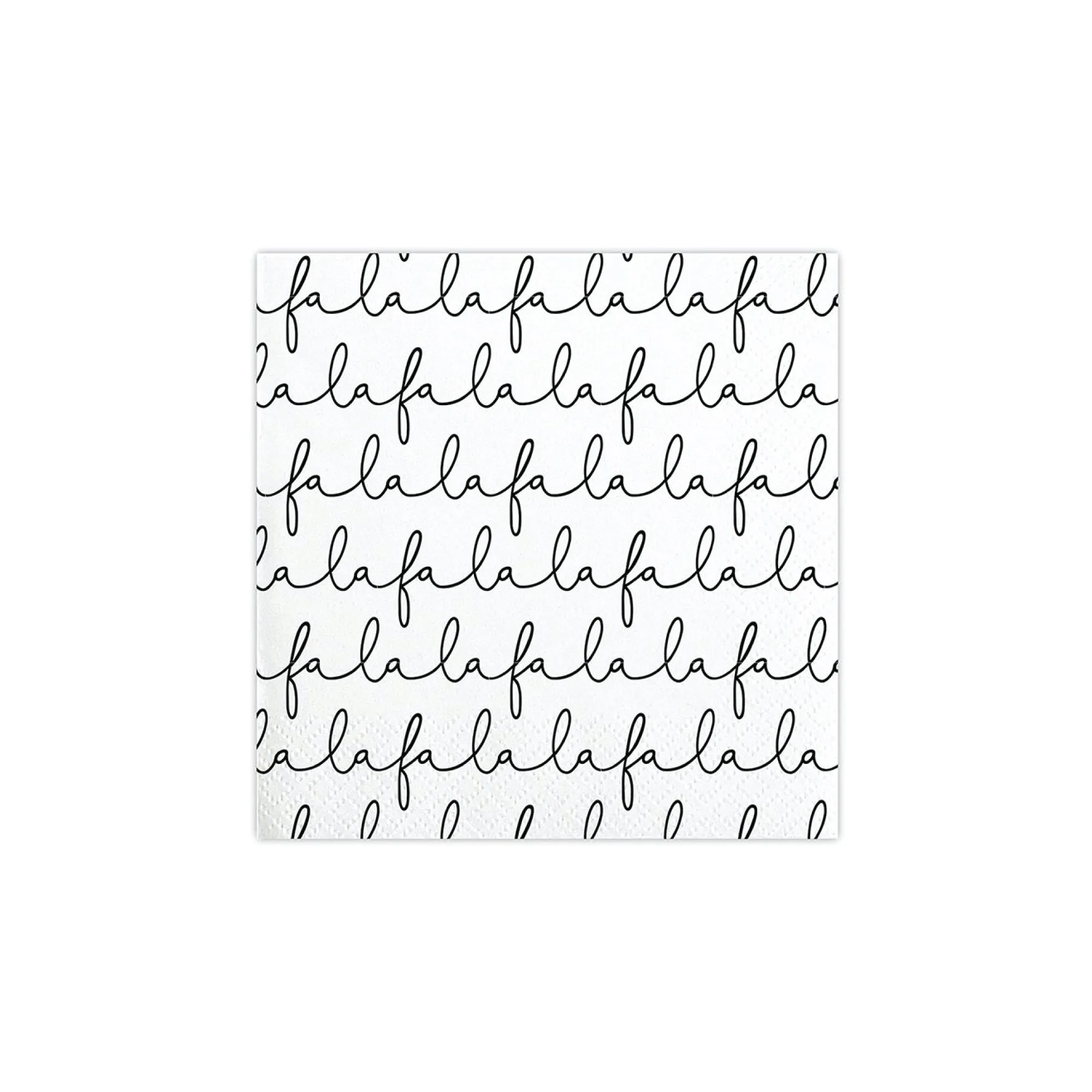 Fa La La Christmas Dessert Napkins 20ct