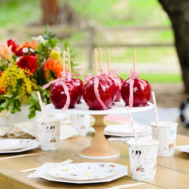 Farm Animals Small Plates 8ct