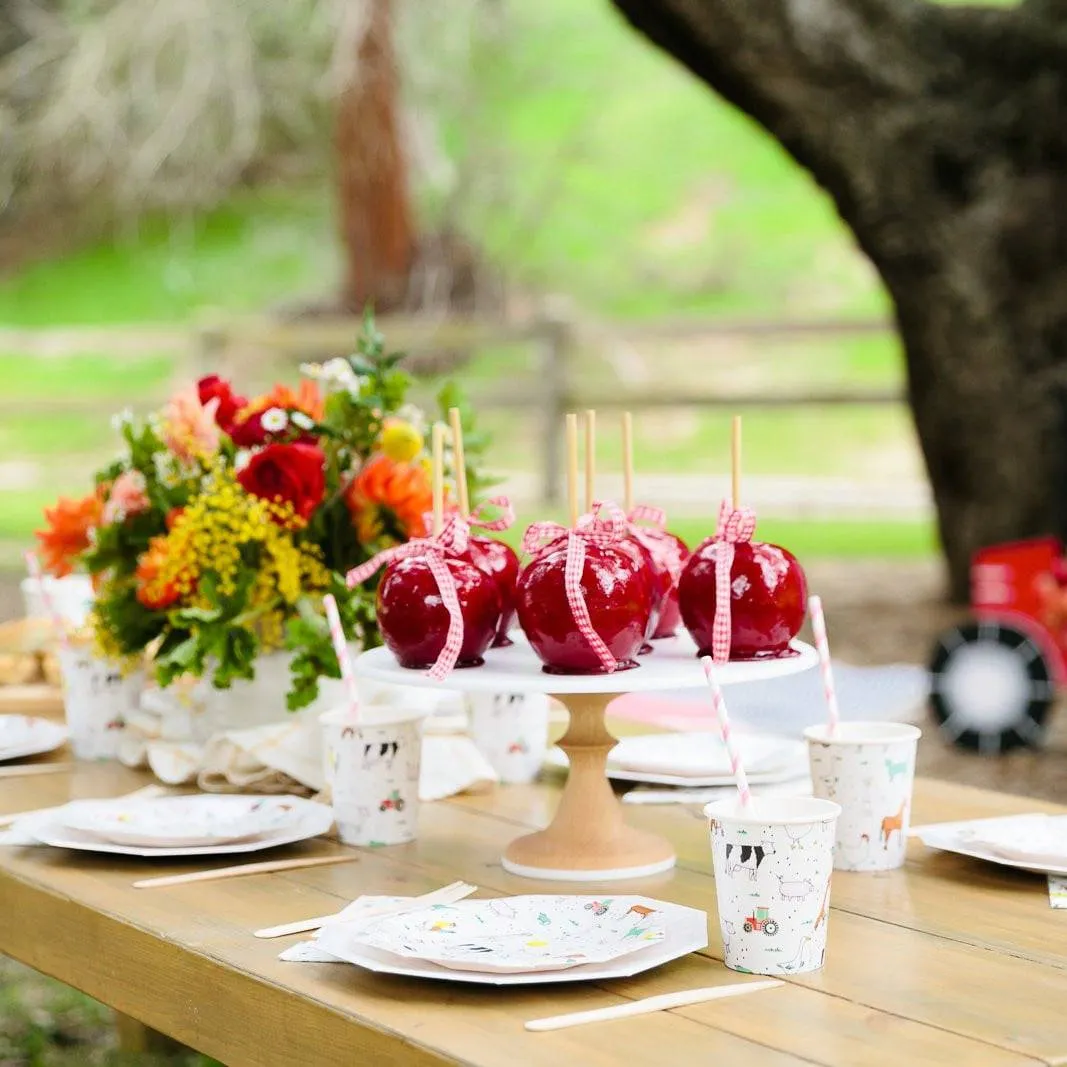 Farm Animals Small Plates 8ct