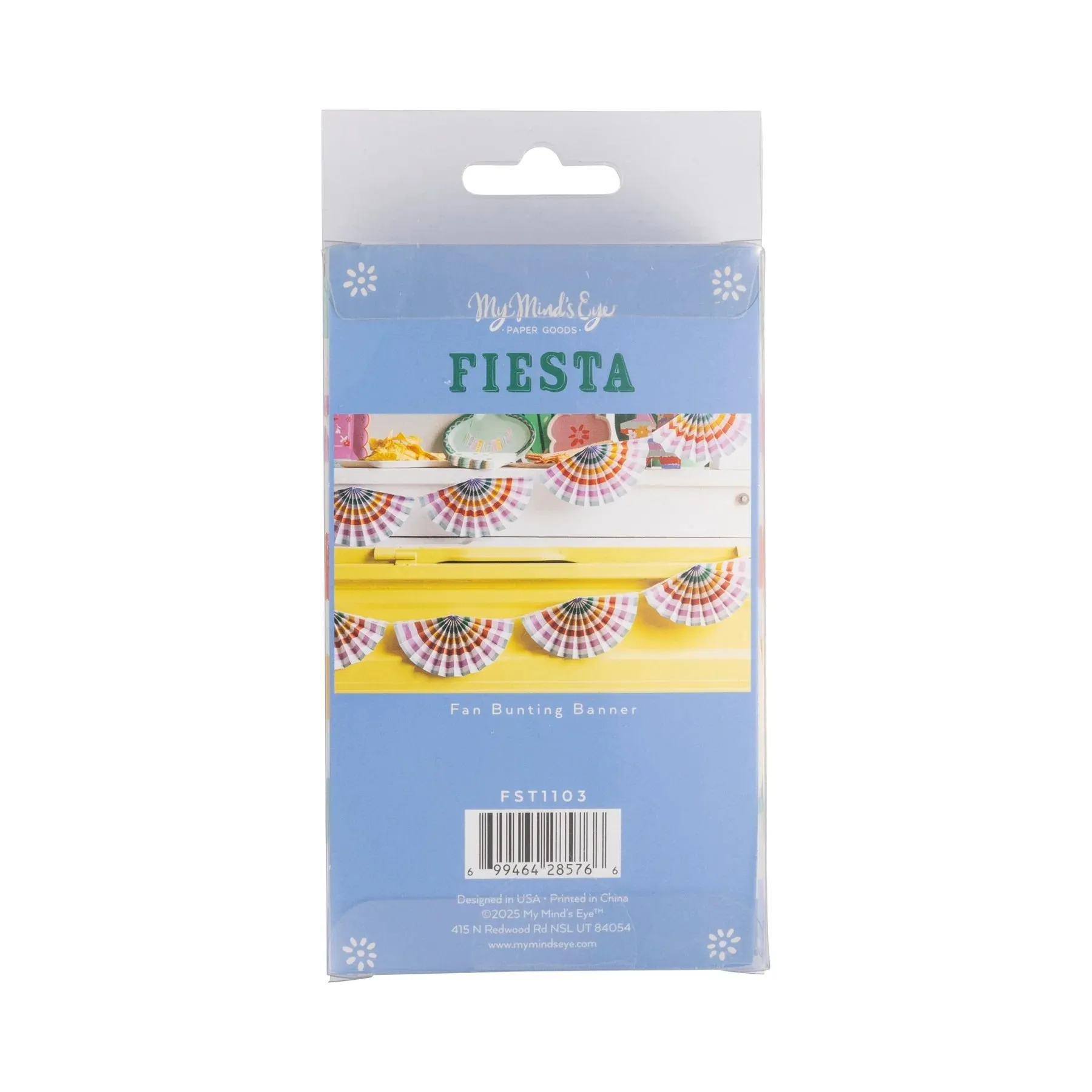 Fiesta Fan Bunting Banner 7ft