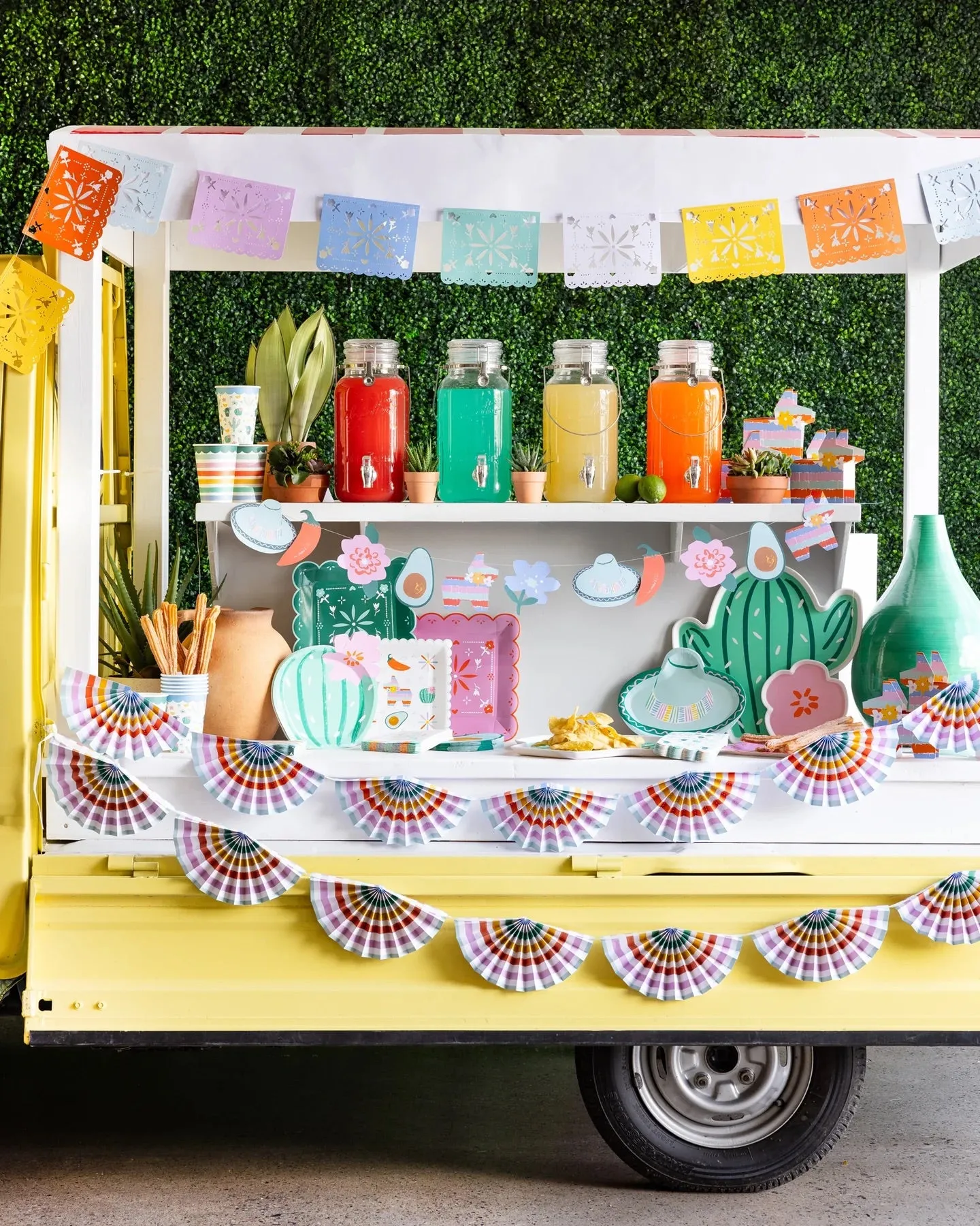 Fiesta Fan Bunting Banner 7ft
