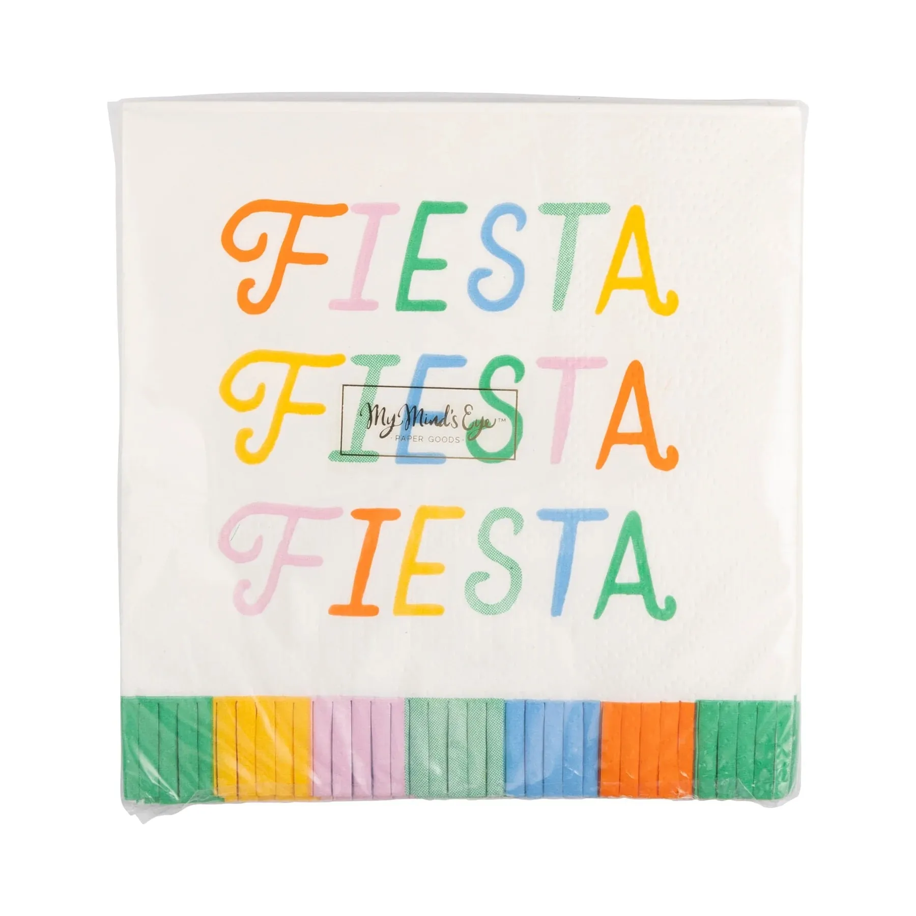 Fiesta Fringed Dessert Napkins 24ct