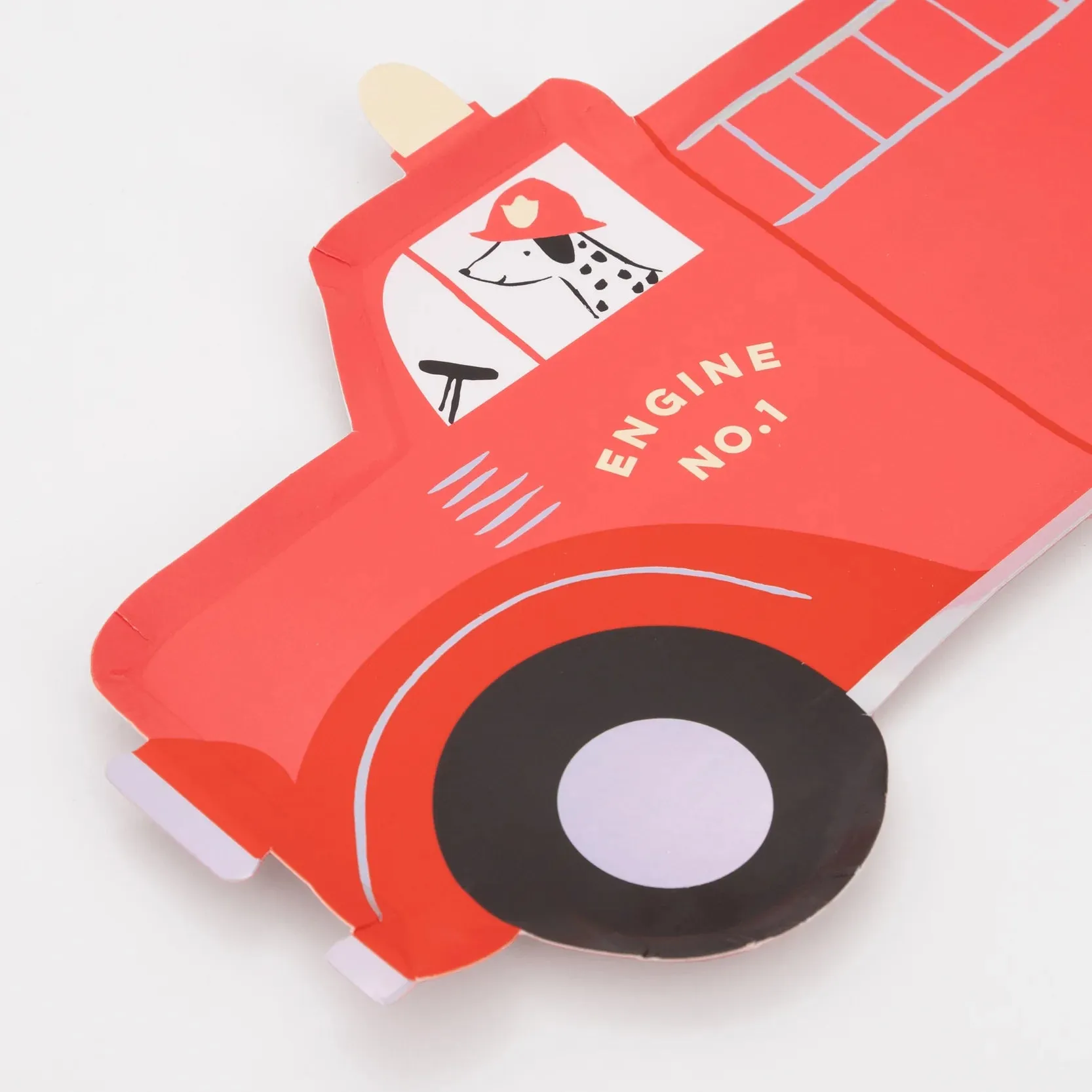 Fire Truck Lunch Plates 8ct