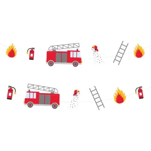 Firefighter Party Garland 9.5ft