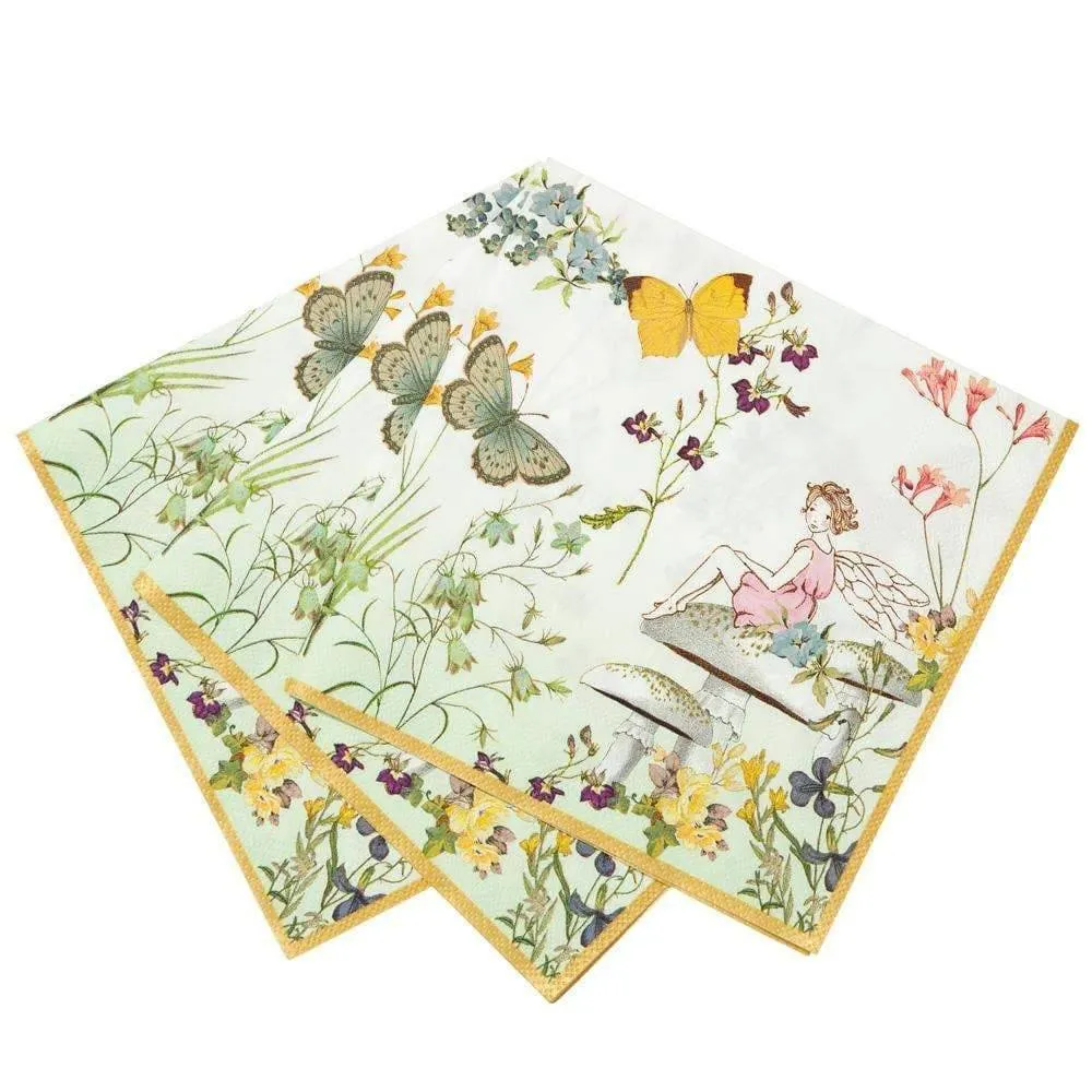 Floral Fairy Lunch Napkins 20ct