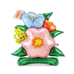 Floral Standing Foil Balloon 32