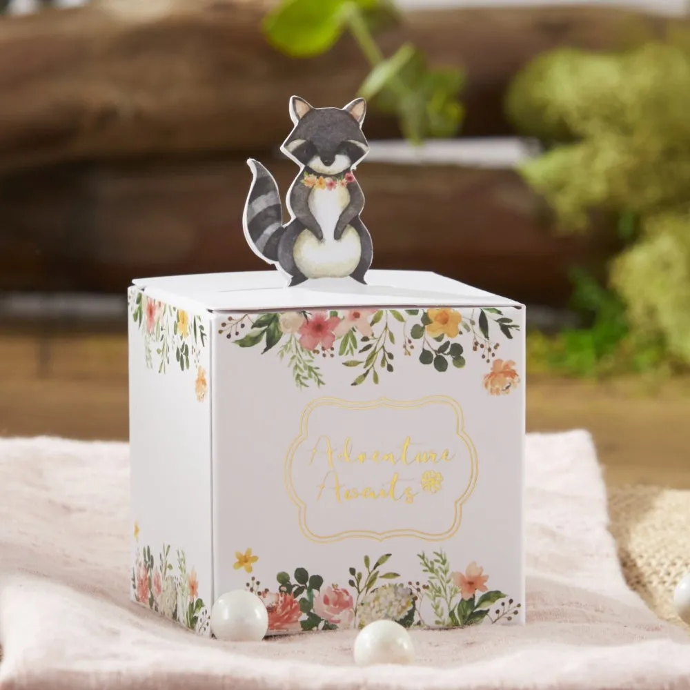 Floral Woodland Baby Favor Boxes 24ct