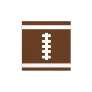 Football Dessert Napkins 20ct