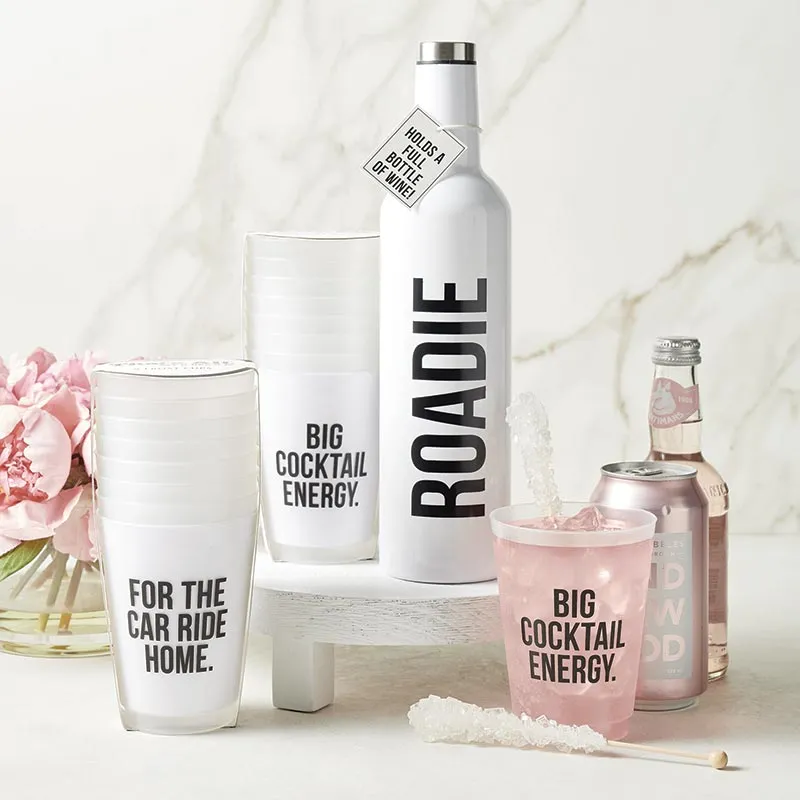 For The Car Ride Home Frosted Plastic Cups 8ct