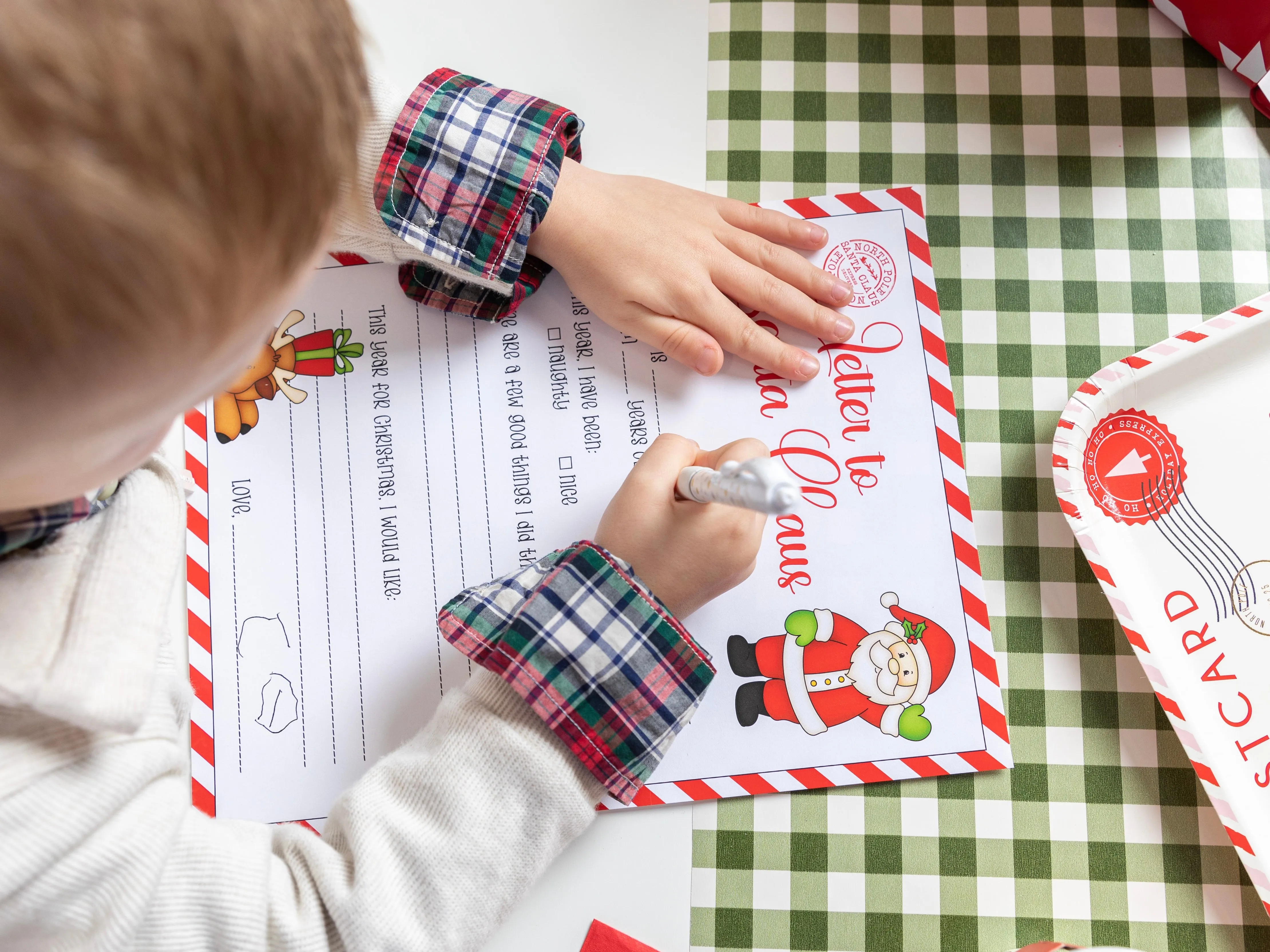 Free Printable Letter to Santa Claus