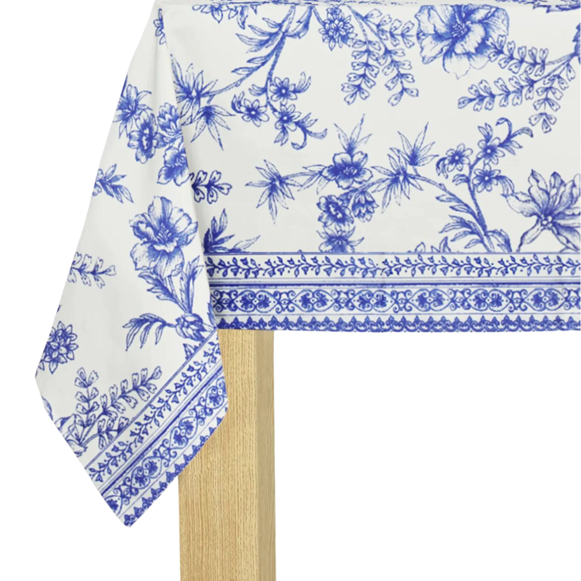 French Toile Paper Table Cover
