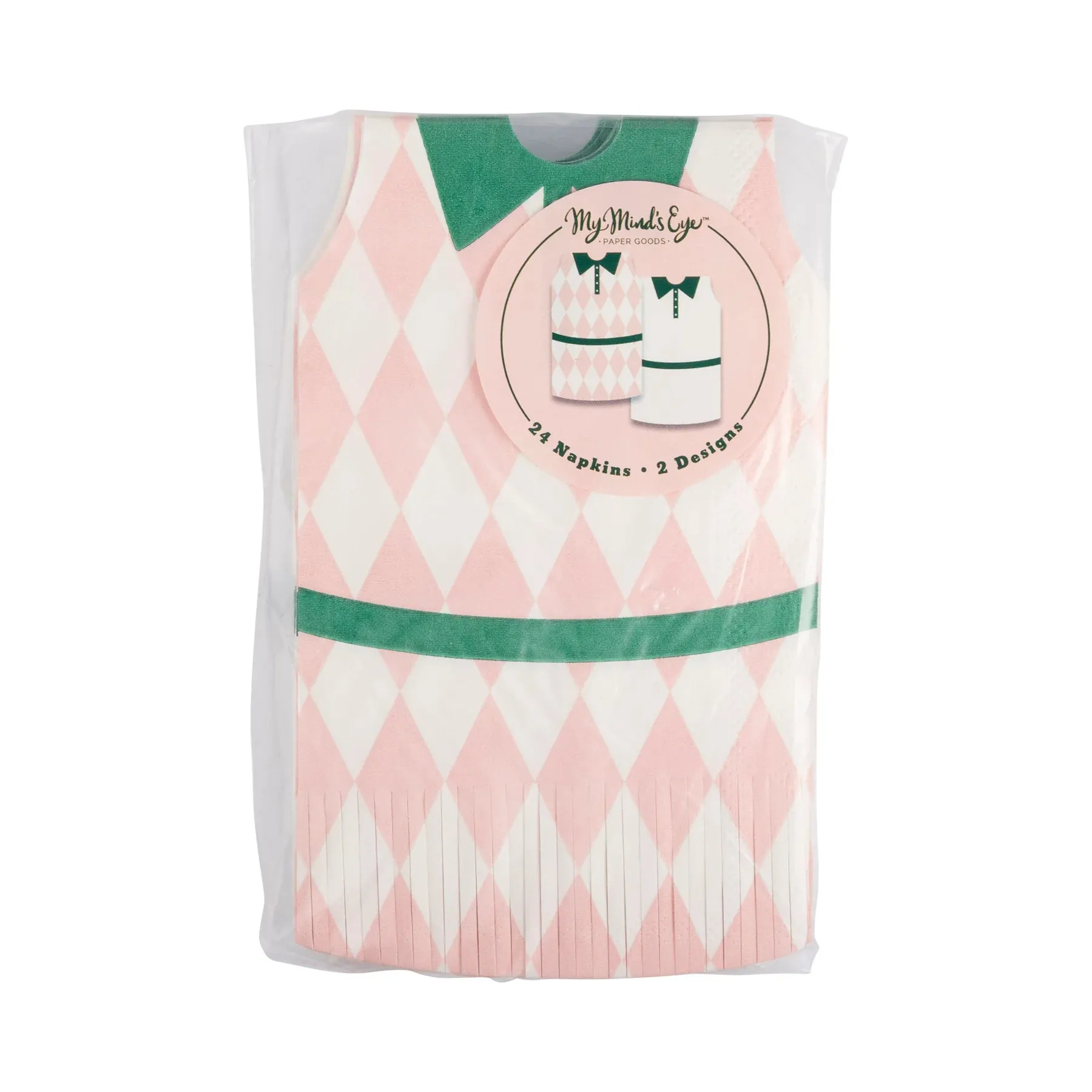 Fringed Tennis Dress Lunch Napkin Set 24ct