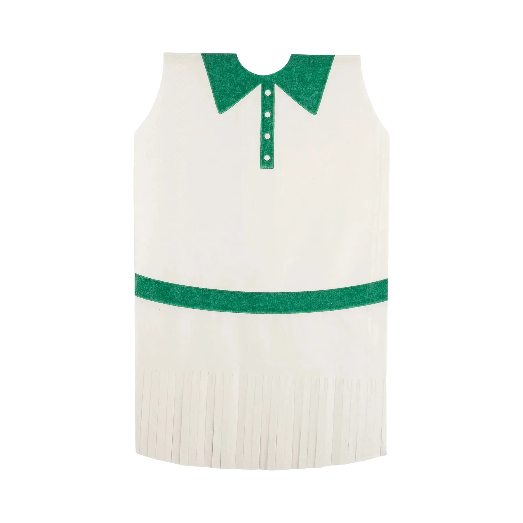 Fringed Tennis Dress Lunch Napkin Set 24ct