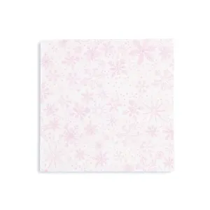 Frosted Iridescent Snowflake Lunch Napkins 16ct