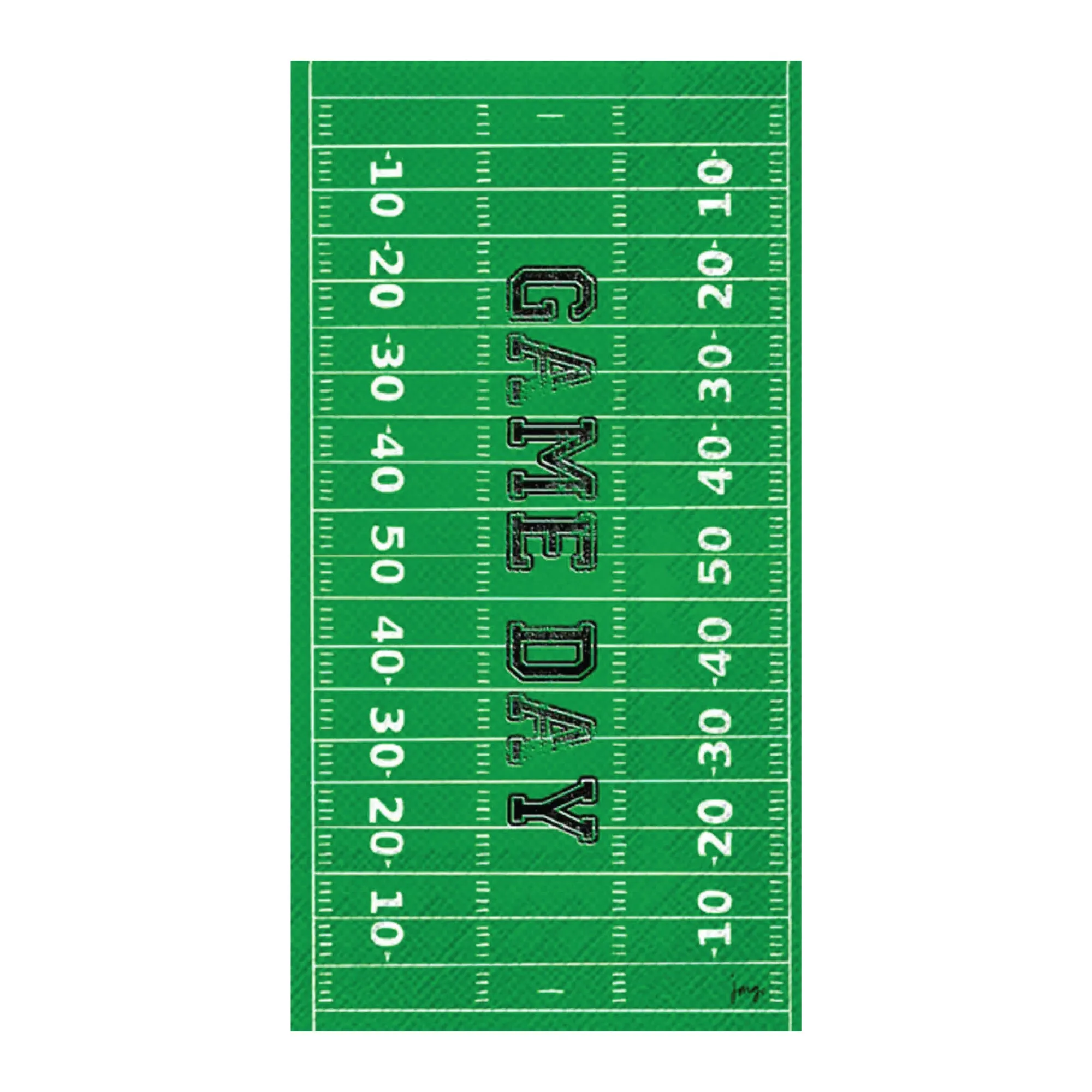 Game Day Football Field Guest Towels 16ct