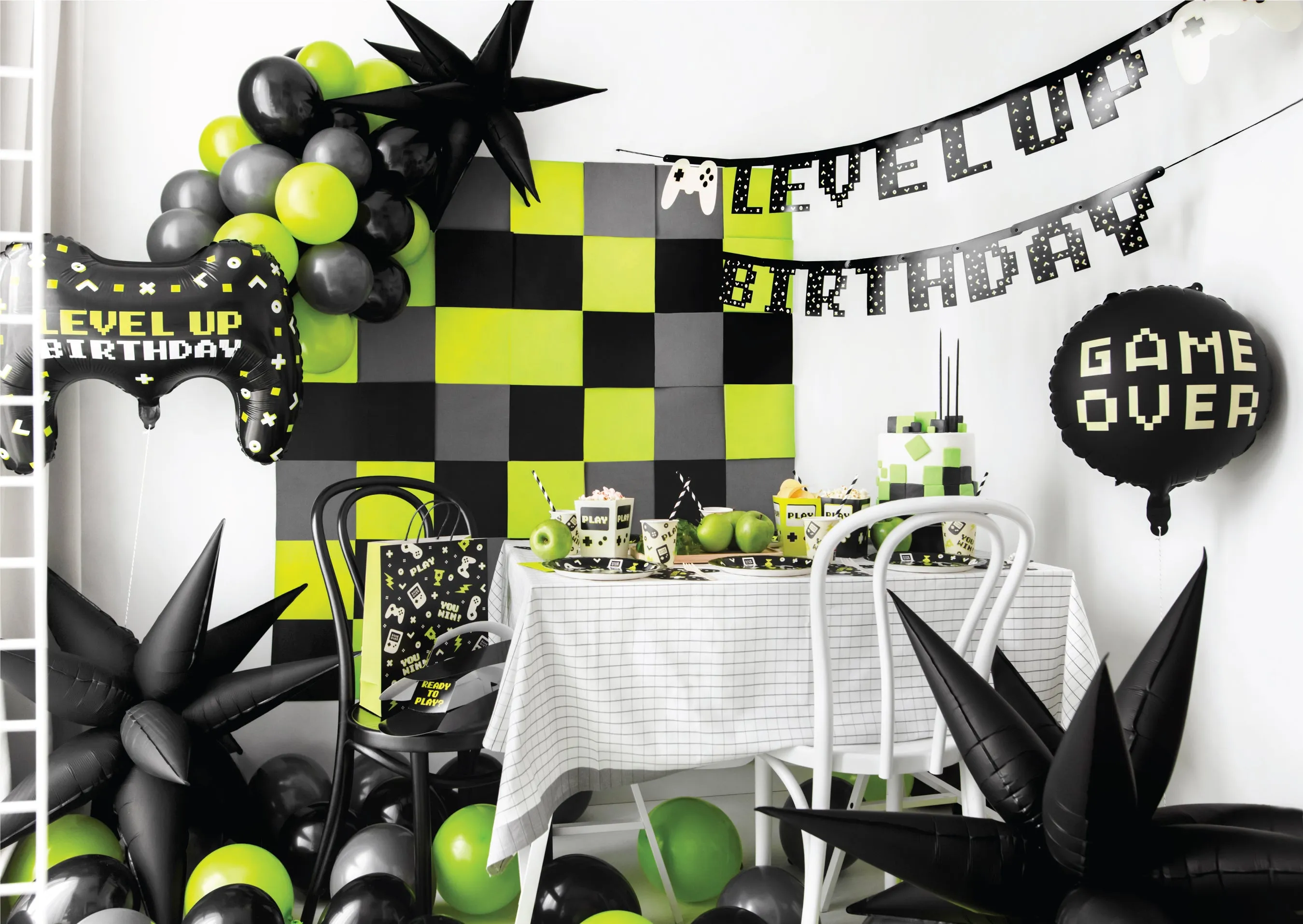 Game Over Foil Balloon 14in