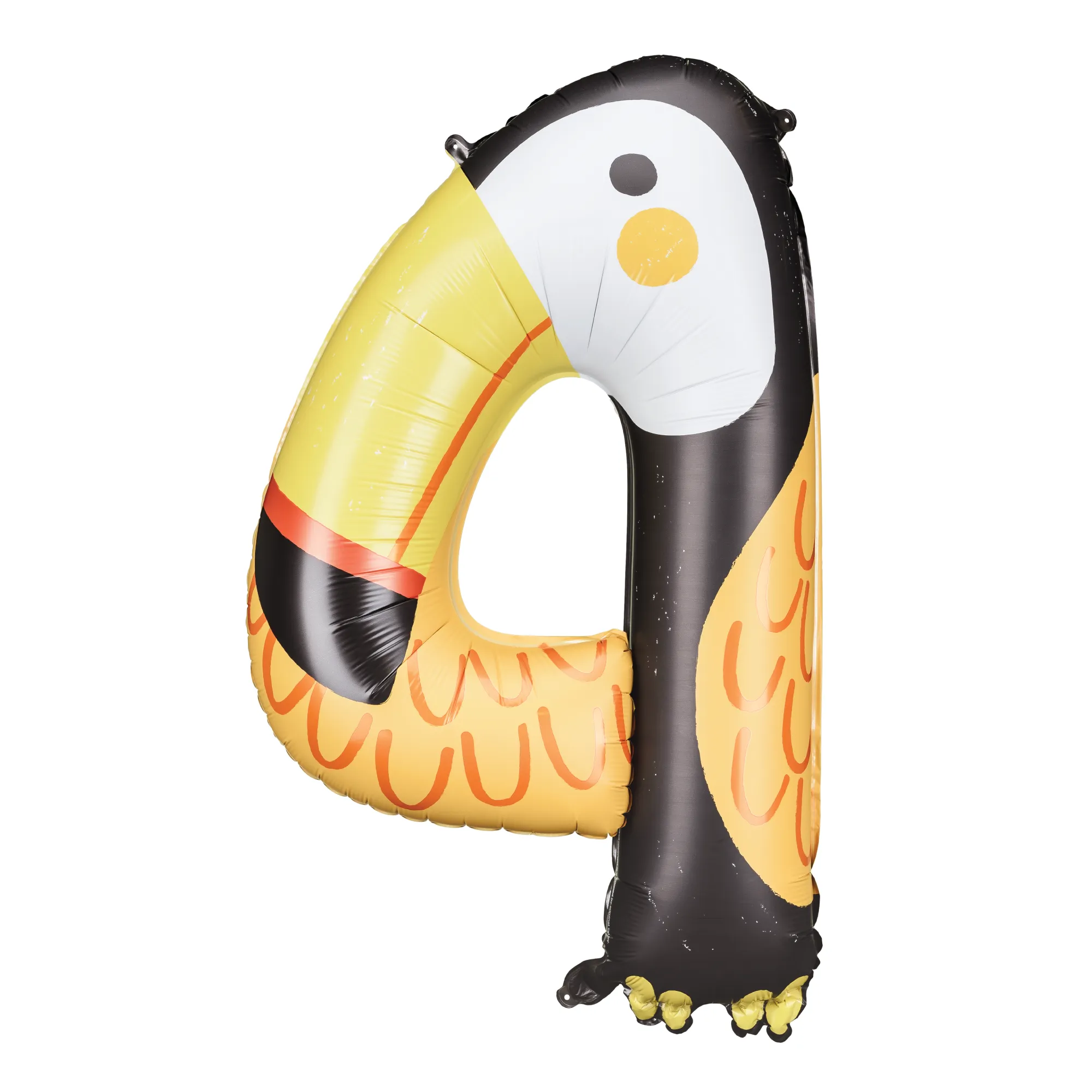 Giant Animals Number Balloon 1-9