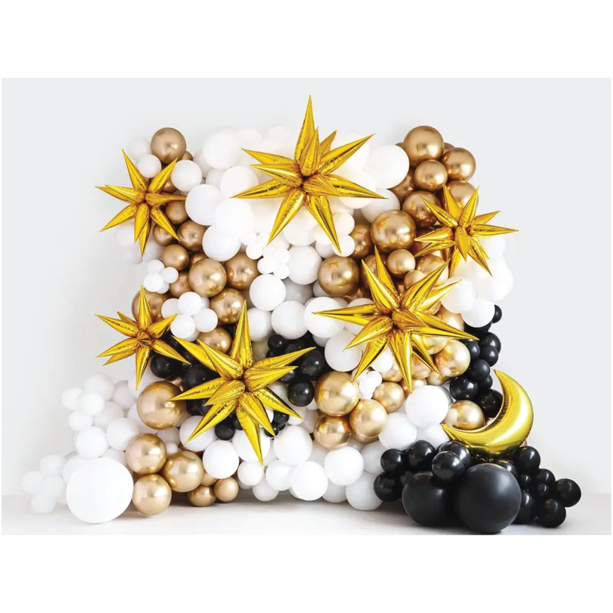 Giant Gold Starburst Balloon 37in