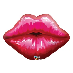 Giant Red Kissy Lips Balloon 30
