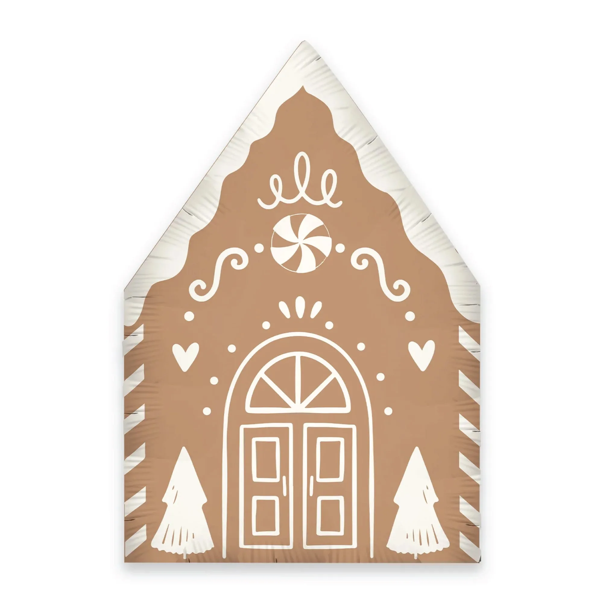 Gingerbread House Mylar Balloon 20