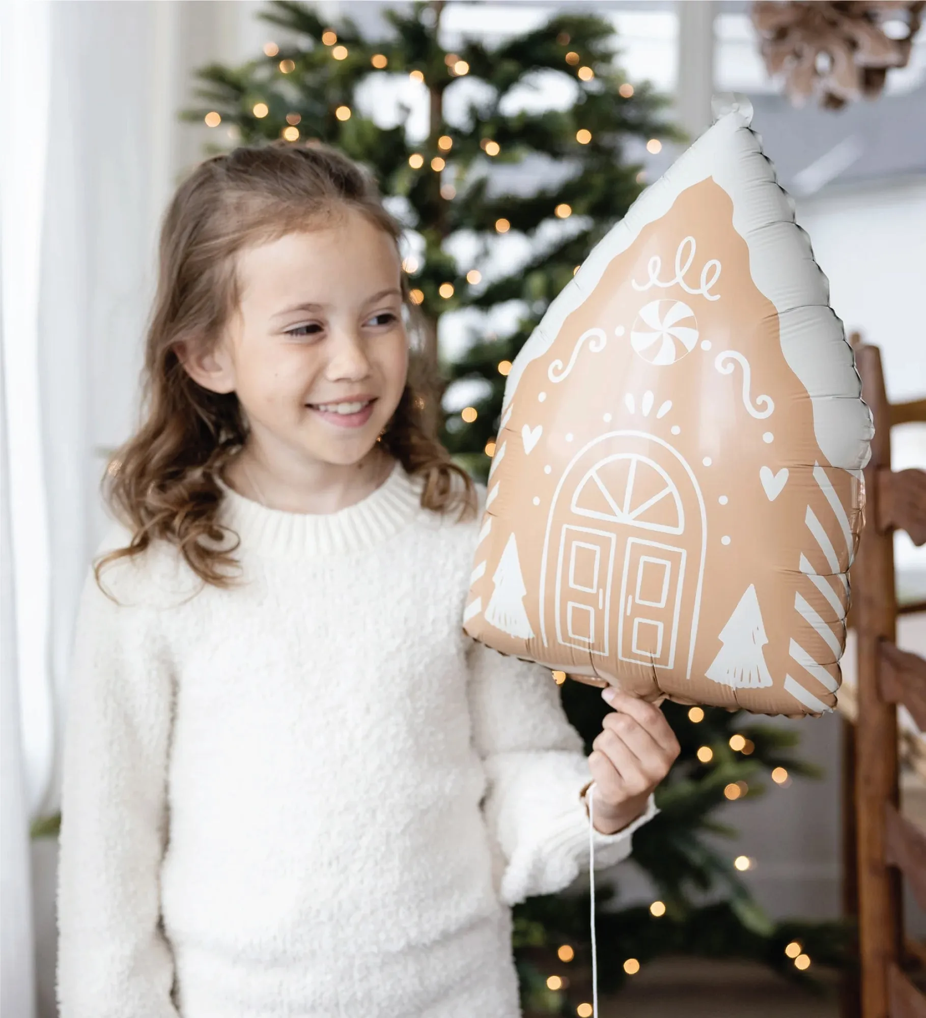 Gingerbread House Mylar Balloon 20