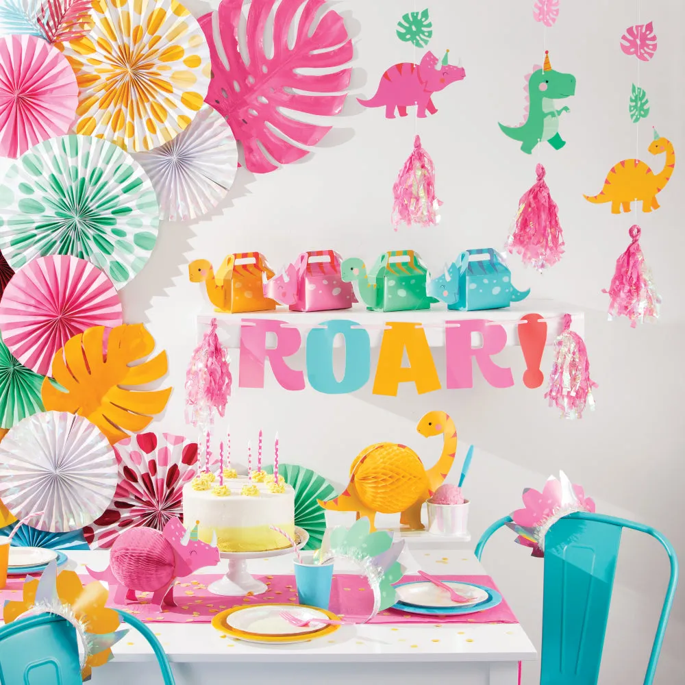 Girl Dinosaur Party Tiaras 8ct