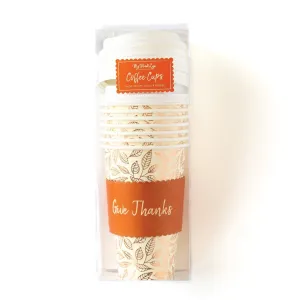 Give Thanks Coffee Cups 8ct