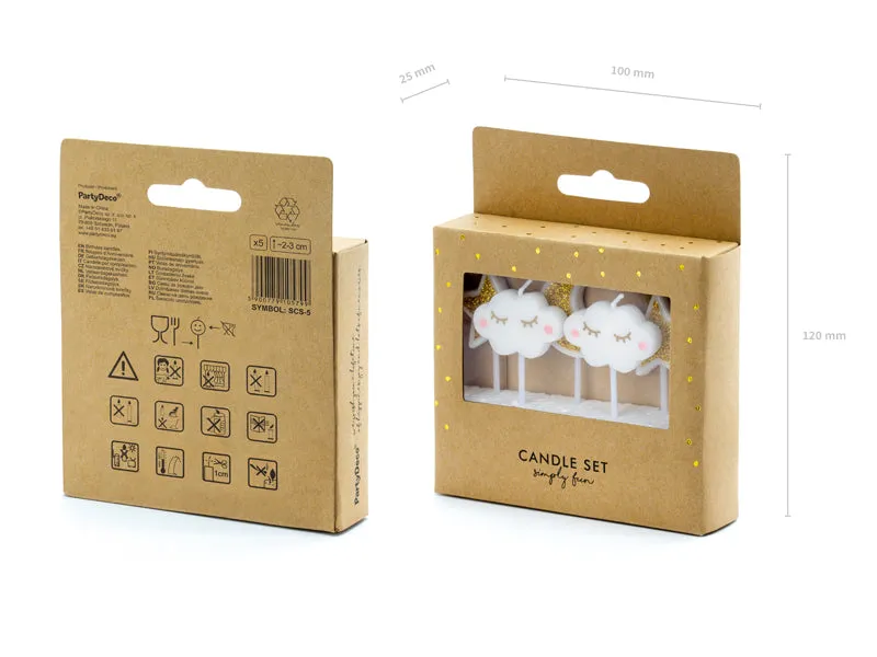 Glitter Stars & Happy Clouds Candles