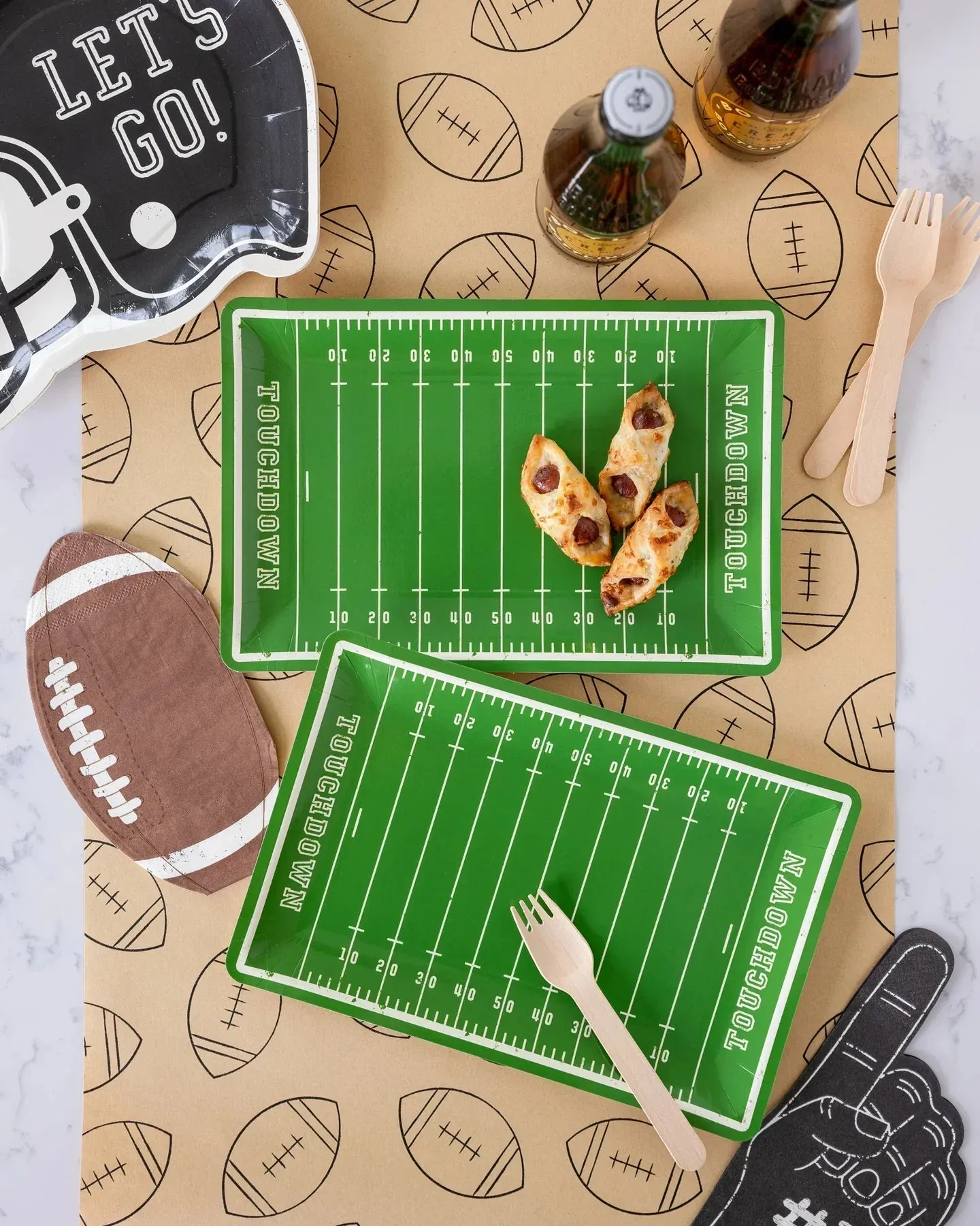 Go Team #1 Foam Finger Lunch Napkins 24ct