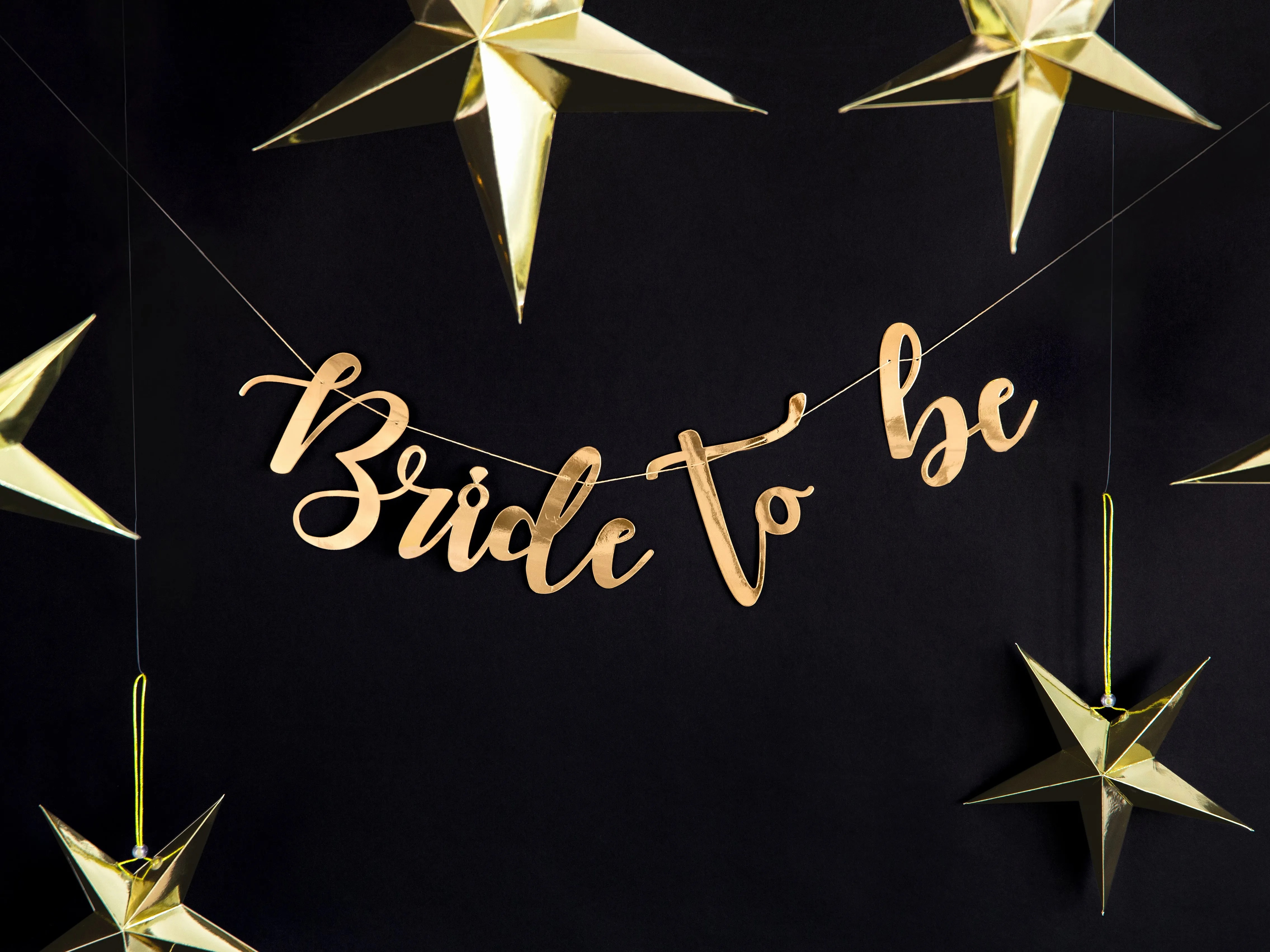 Gold Bride to be Banner 2.5ft