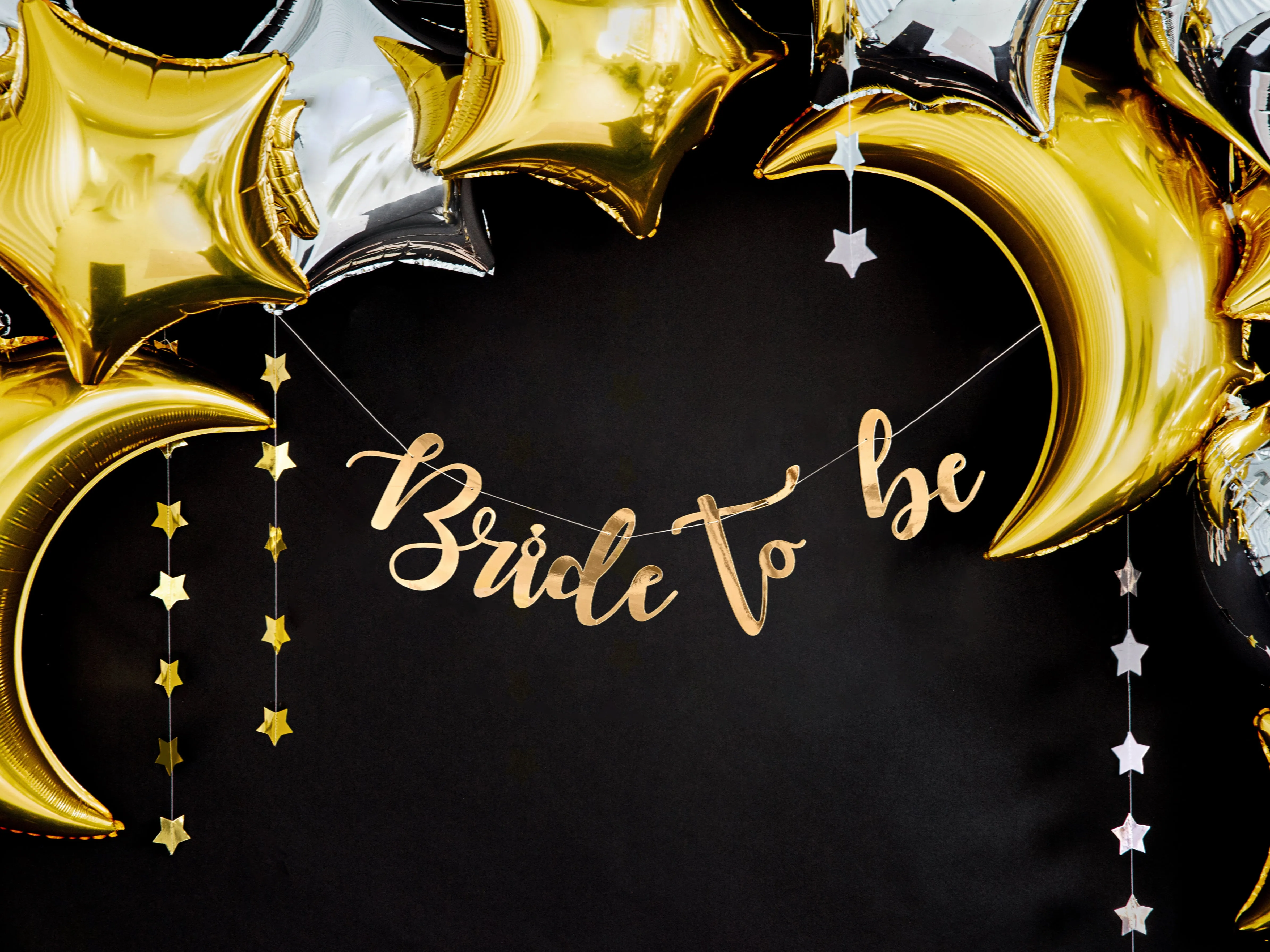 Gold Bride to be Banner 2.5ft