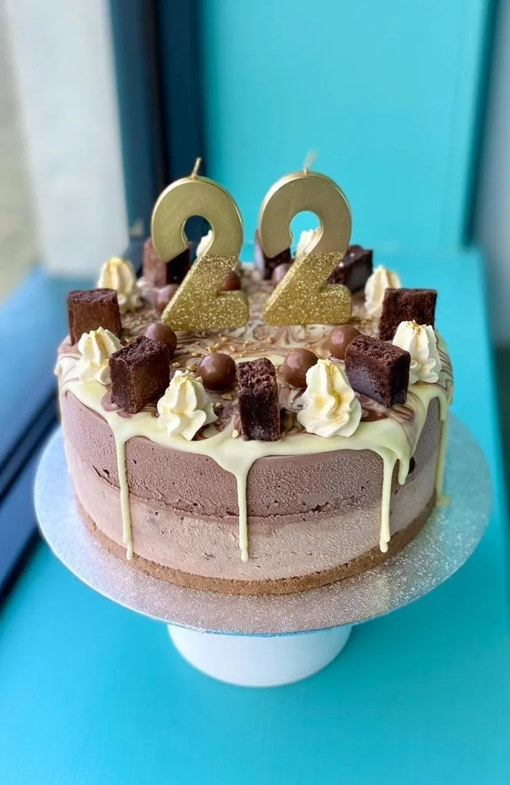 Gold Glitter Dipped Number Birthday Candle