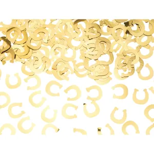 Gold Horseshoe Confetti 0.5oz