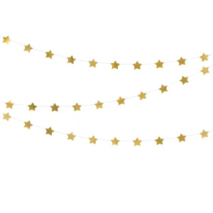 Gold Star Garland 12'