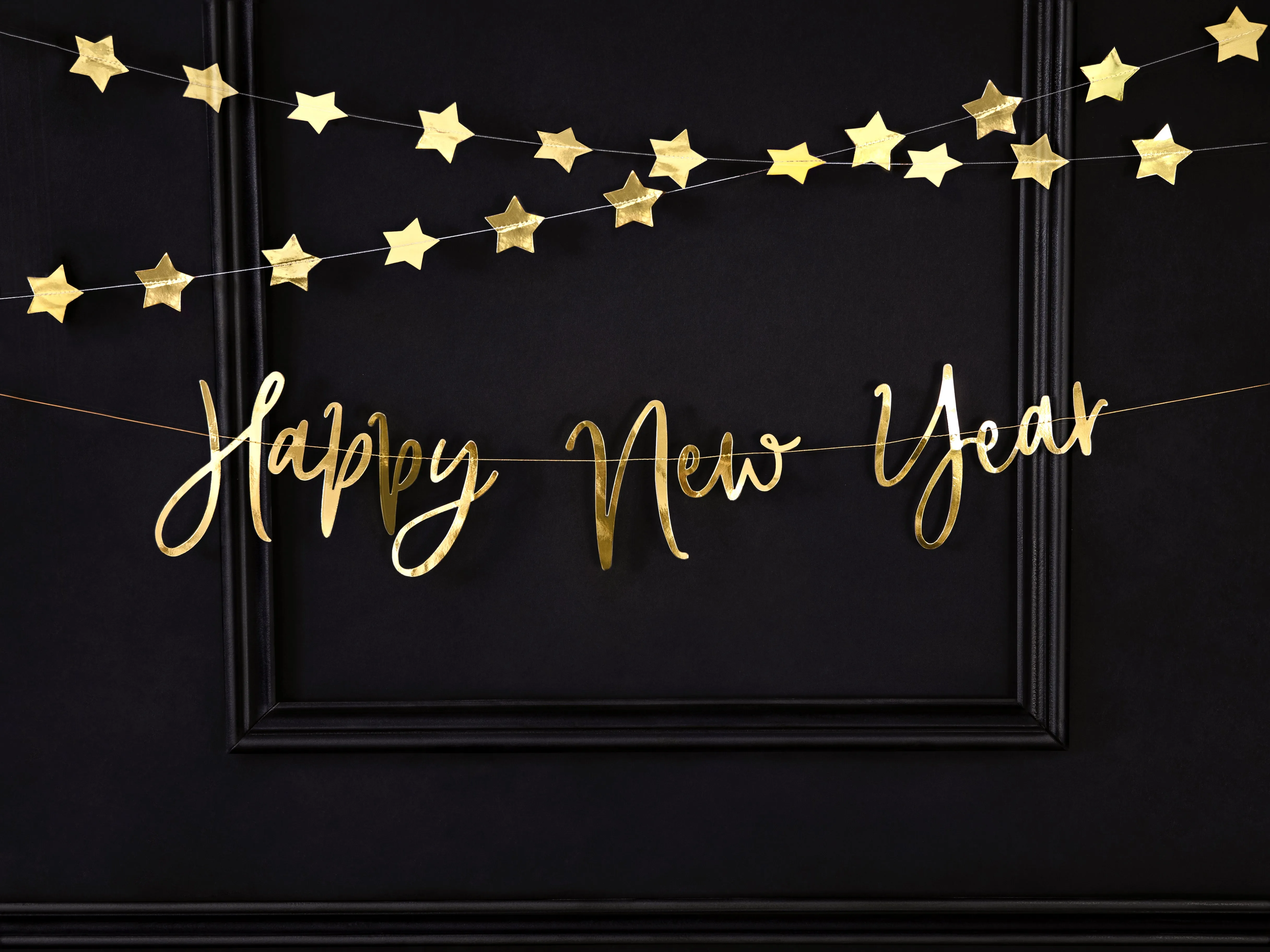 Gold Star Garland 12'