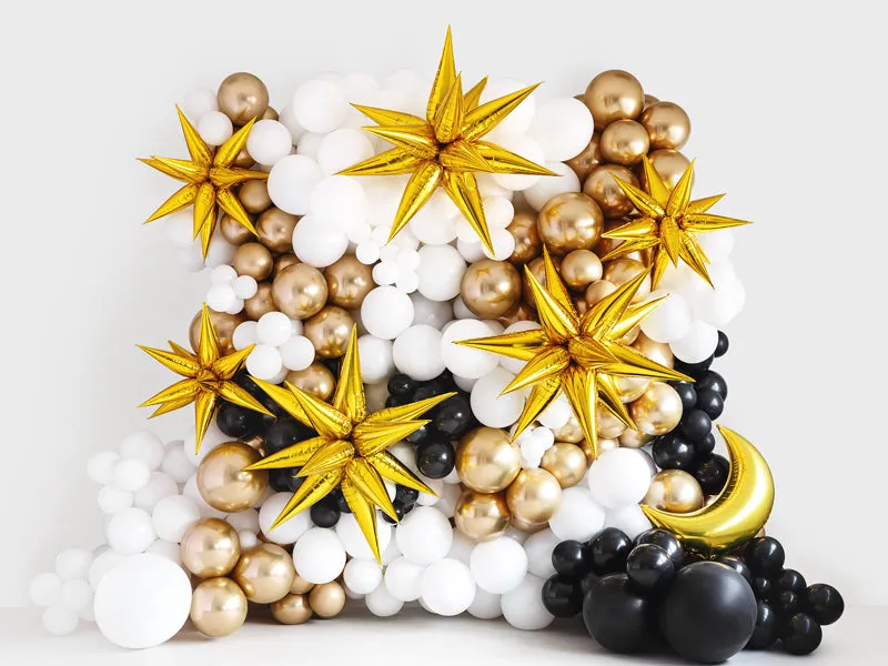 Gold Starburst Balloon 27.5in