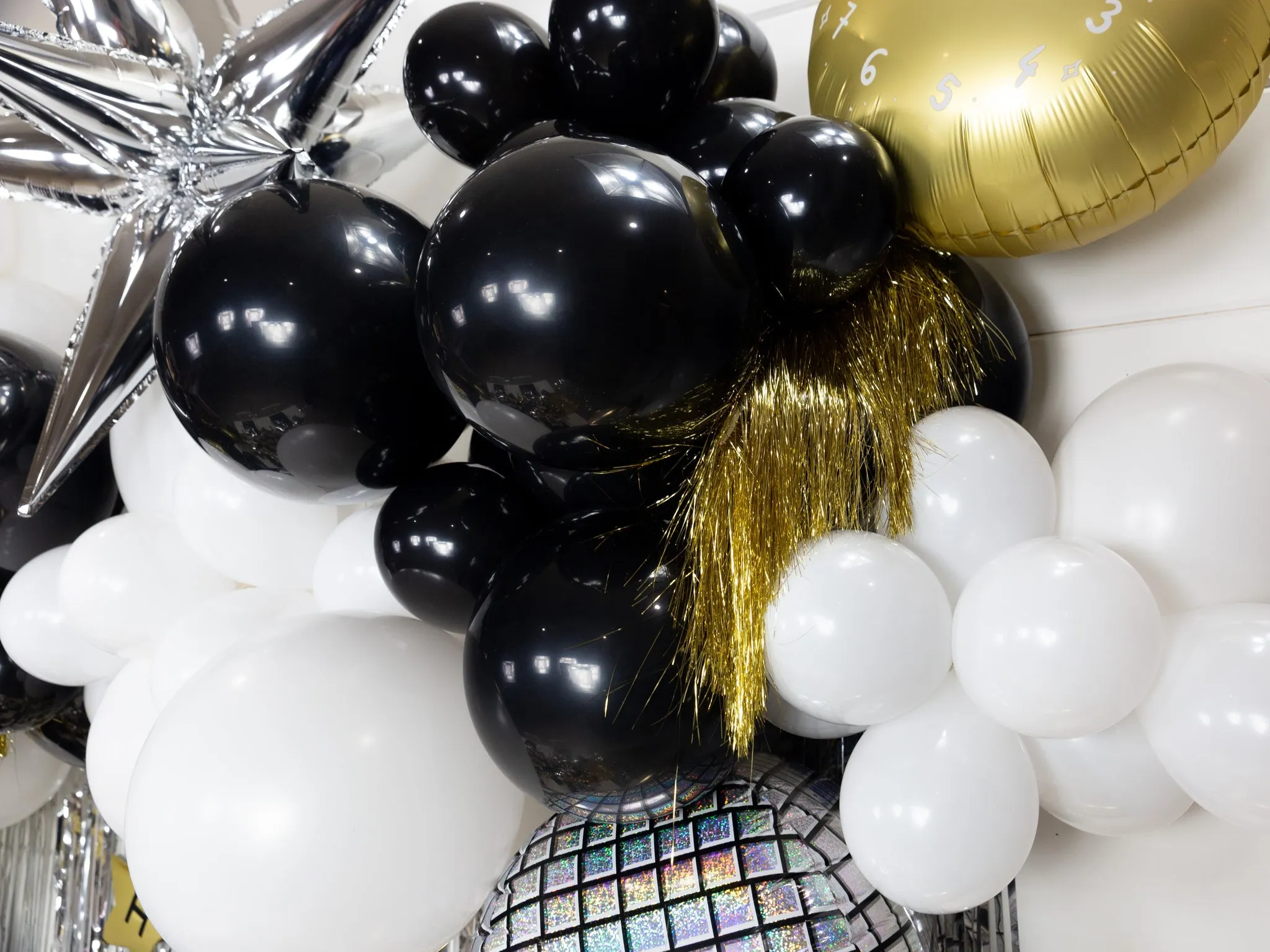 Gold Tinsel Fringe Garland 4.5ft