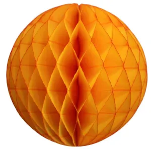 Golden Yellow Honeycomb Tissue Ball