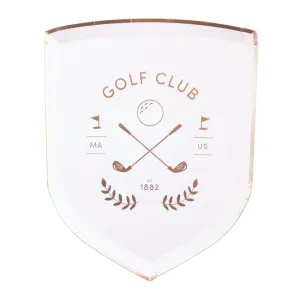 Golf Club Dessert Plates 8ct