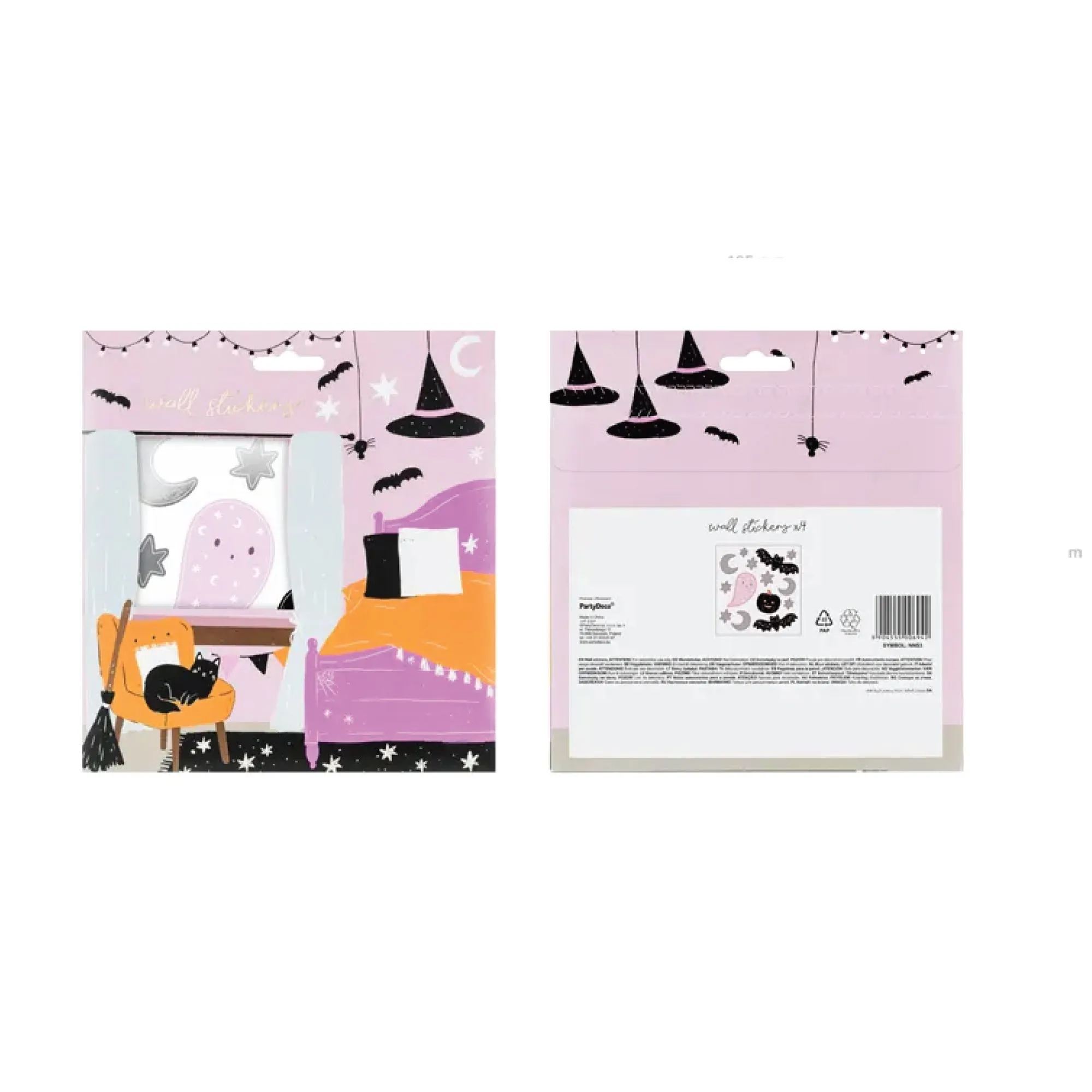 Halloween Wall Sticker Sheets 4ct