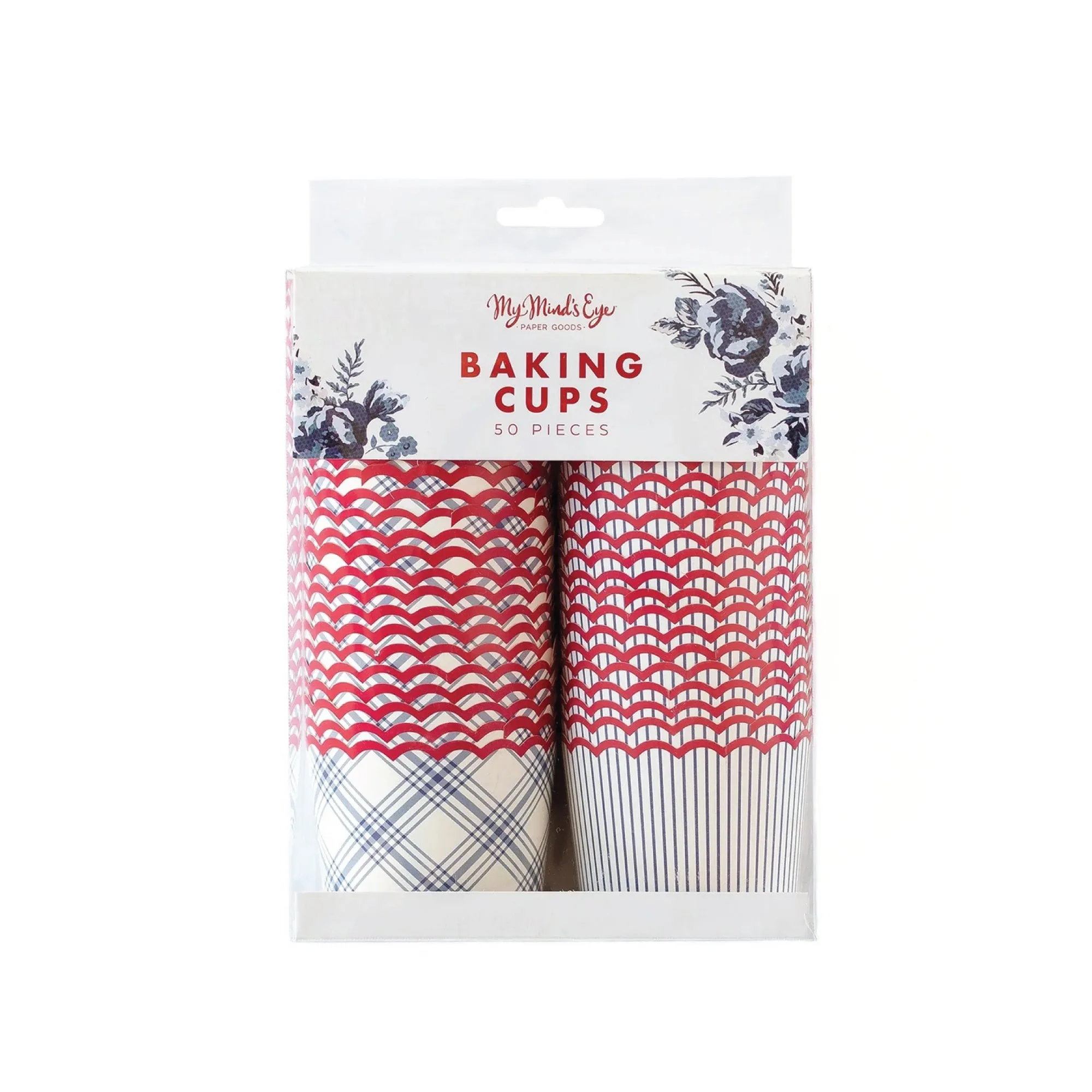 Hamptons Blue & Red Food Cups 50ct