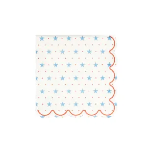 Hamptons Stars Dessert Napkins 24ct