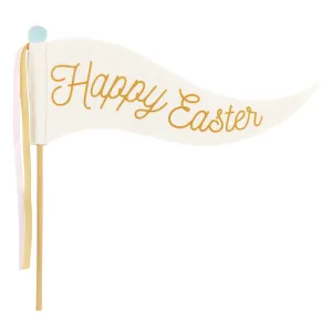 Happy Easter Felt Pennant Flag