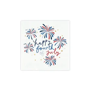 Happy Fourth of July Dessert Napkins 20ct