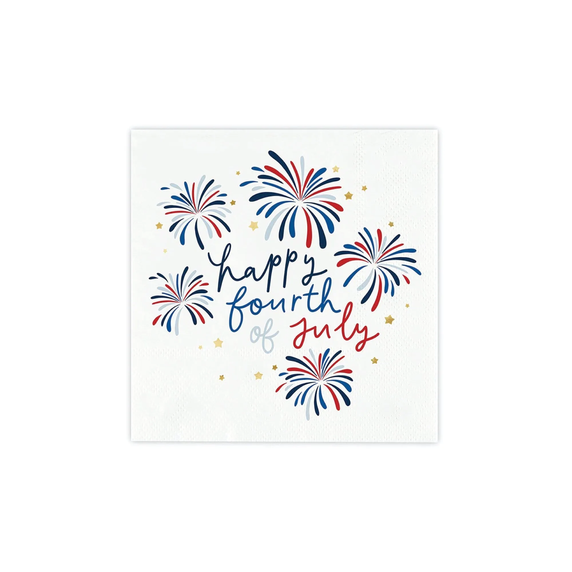 Happy Fourth of July Dessert Napkins 20ct