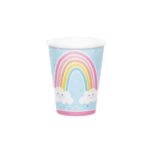 Happy Rainbow Paper Cups 8ct