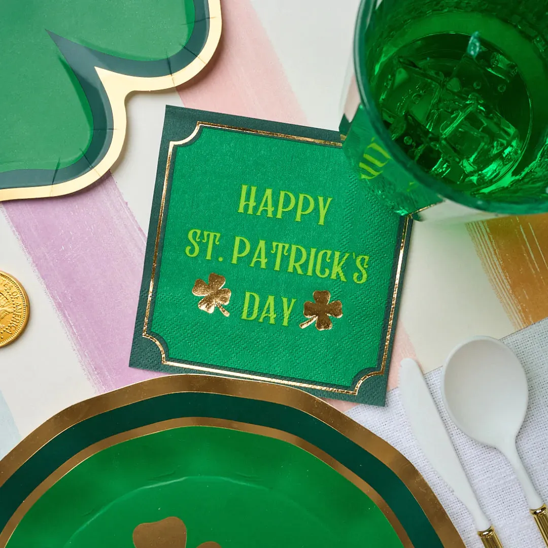 Happy St. Patrick's Day Dessert Napkins 16ct
