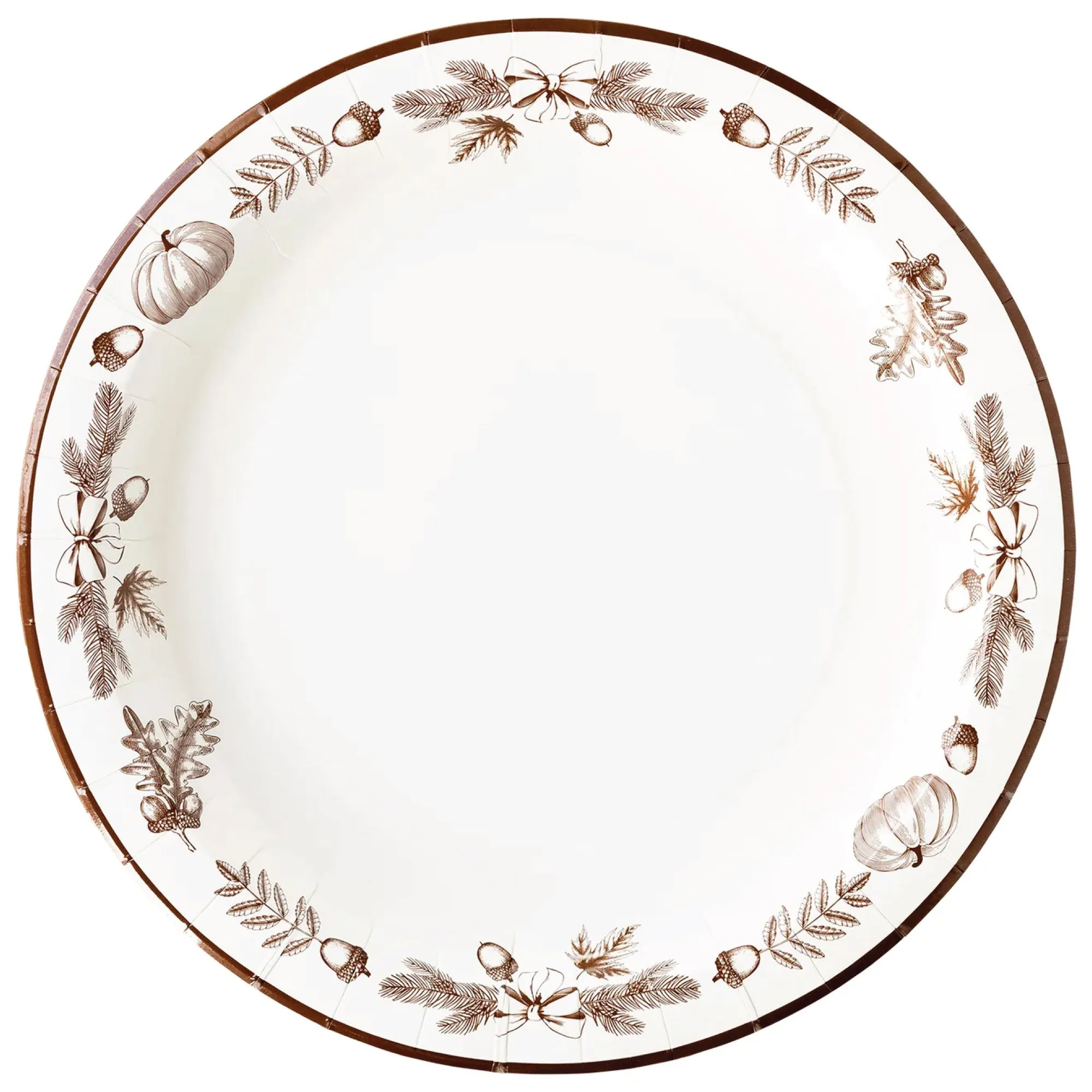 Harvest Botanical Dinner Plates 8ct